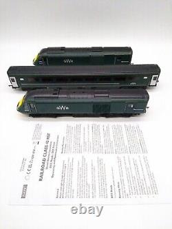 Hornby GWR 43 HST High Speed Train 3pce Set DCC Ready & Working Lights -(Unused)