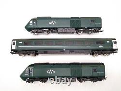 Hornby GWR 43 HST High Speed Train 3pce Set DCC Ready & Working Lights -(Unused)