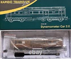 Hornby OO A4 Mallard Gloss Finish, Sound Fitted & Rapido Dynamometer Car Combo