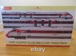 Hornby R3762 LNER'Azuma' Class 800 5-Car Train Pack dcc ready