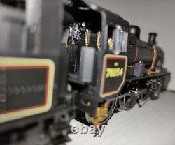 Hornby R3981. Late BR Standard 2MT 2-6-0, No. 78054, Black. DCC Ready, OO Gauge