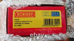Hornby R3993 LNER Class A4 4-6-2 EMPIRE OF INDIA No. 4490 DCC Ready NEW