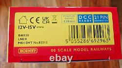 Hornby R40158 LNER Mk4 DVT No. 82212 with Lights 21pin DCC Ready NEW