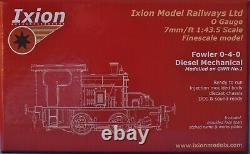 Ixion Iod-gwr Fowler O Gauge Gwr No1 Green 0-4-0 Diesel Loco DCC + Sound Ready