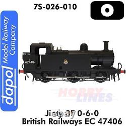 Jinty Class 3F 0-6-0 BR EC 47406 Tank Engine O 143 DCC ready Dapol 7S-026-010