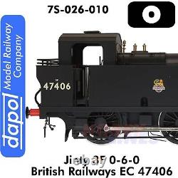 Jinty Class 3F 0-6-0 BR EC 47406 Tank Engine O 143 DCC ready Dapol 7S-026-010