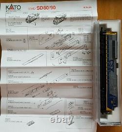 KATO 176-5504 EMD SD80MAC CSX Bright Future #801 Livery. Digitrax DCC Fitted