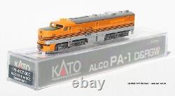 KATO N 1764107-DCC Alco PA-1 Denver & Rio Grande Western #6011, DCC, New &