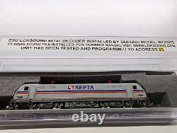 Kato N-scale SEPTA ACS-64 DCC with ESU Loksound Rare Custom! NEW