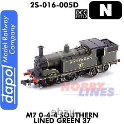 M7 0-4-4 SOUTHERN LINED GREEN 37 Steam Tank Loco DCC N 1148 DAPOL 2S-016-005D