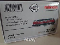 Märklin Diesellokomotive Digital V 200.052 purpurrot 37806 mfx+ DCC Sound OVP