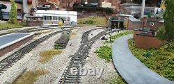 Model railway layout oo gauge dcc 14x7ft (4 sections) delivered peco hornby