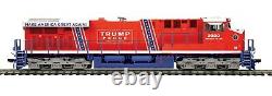 Mth 80-2415-1 Ho Donald J. Trump Es44ac Dc, Dcc, Dcs & Sound & Charging Lights