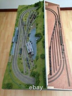 N Gauge'The Yard' Scenic Model Railway Layout 5 foot x 32 Exhibition Standard