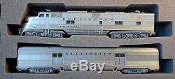 N Scale KATO'EMD E5A & Silver Streak Zephyr 6 Unit Set' DCC Ready Item #106-090