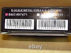 N Scale Metal Usra 4-6-2 B&o Pacific Model Power # 87471 New Nice DCC Compatible