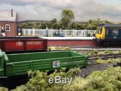 OO gauge Model Railway Layout Two Sections (4 1/2ft x 17.5) DC or DCC Stanton