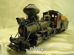 On30 -Logging Steam Locomotive DCC onboard- custom weathered, painted- lot B#