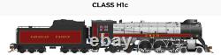 RAPIDO 1/87 HO CANADIAN PACIFIC H1c 4-6-4 HUDSON COAL TENDER 2823 DC / DCC SOUND