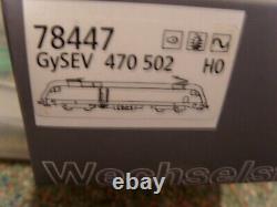 ROCO HO GySEV class 470 Electric AC 3- Rail DCC SOUND LOCOMOTIVE NewithBoxed