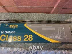 Rapido 905008, N gauge, Class 28 Metro Vickers Co-Bo Loco 97281 RTC livery