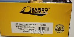 Rapido HO GE B36-7 Diesel Norfolk Southern Patched Conrail #3606 DCC/SOUND