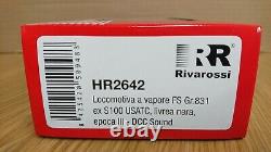 Rivarossi HR2642 FS Gr. 831 steam locomotive ex S100 USATC Black DCC Sound Fitted