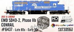 ScaleTrains Rivet Counter HO Conrail SD40-2 CR #6437 ESU LokSound DCC & Sound