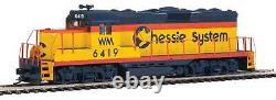 Walthers HO Scale EMD GP9 Ph. II Chop Nose (DCC/ESU Sound) Chessie System/WM 6419